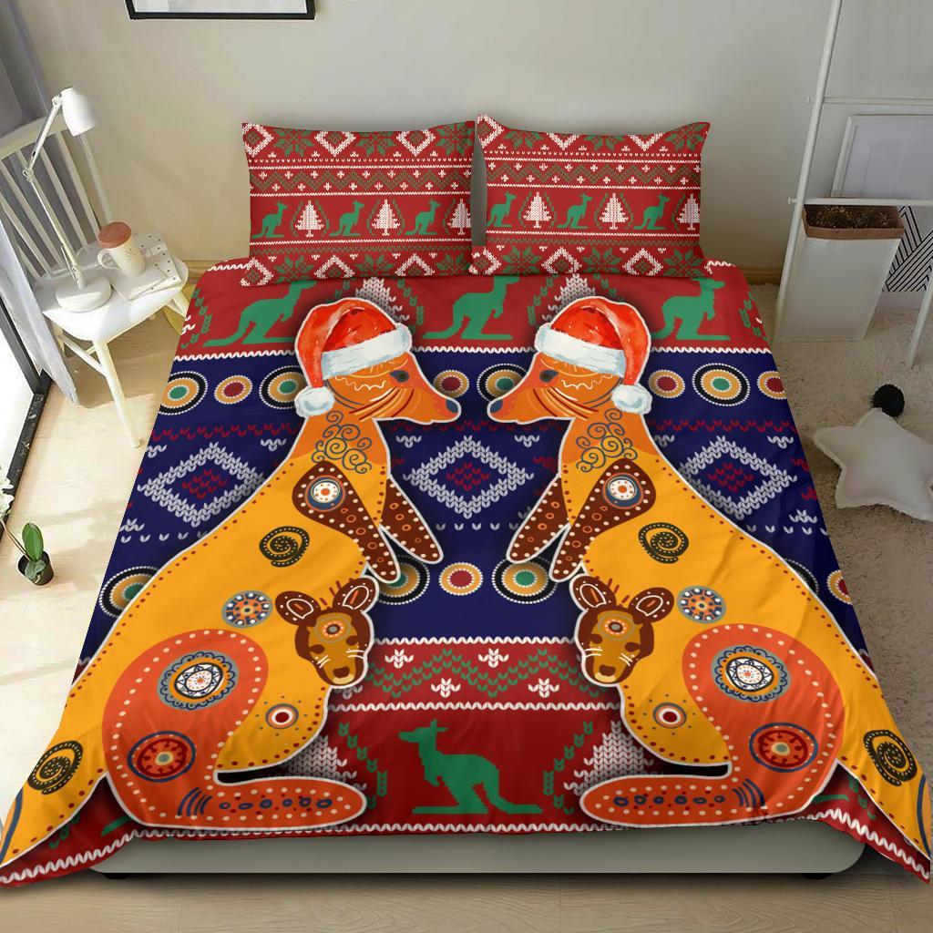 christmas-bedding-set-mother-kangaroo-in-christmas