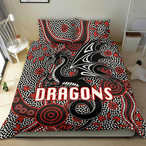 st-george-dragons-bedding-set-unique-indigenous
