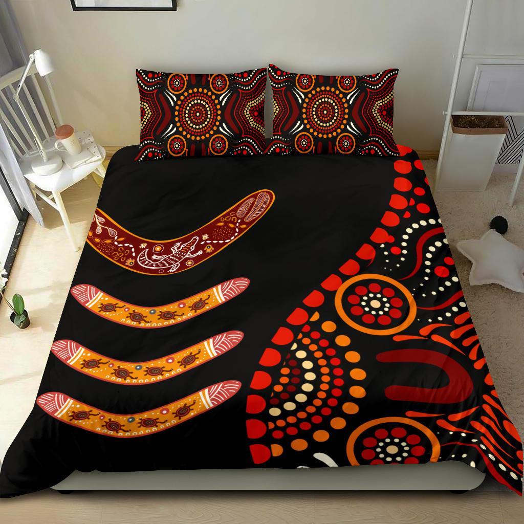 aboriginal-bedding-set-aboriginal-boomerangs-with-dot-painting-pattern
