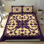 turtle-with-hibiscus-royal-purple-bedding-set