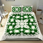 turtle-with-hibiscus-royal-bedding-set-palm-leaf