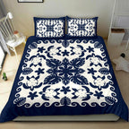 turtle-with-hibiscus-royal-navy-bedding-set