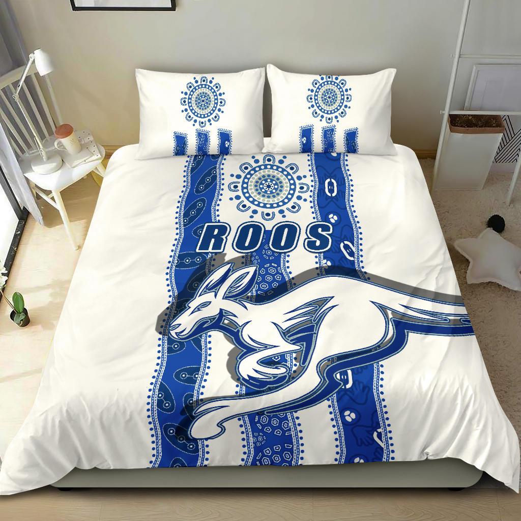 melbourne-kangaroos-bedding-set-indigenous-north-roos-white