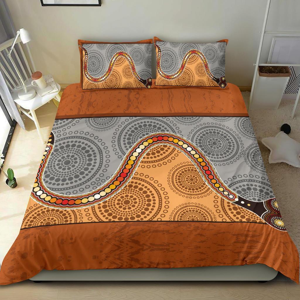 aboriginal-bedding-set-indigenous-snake