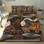 aboriginal-bedding-set-indigenous-fish-and-snake