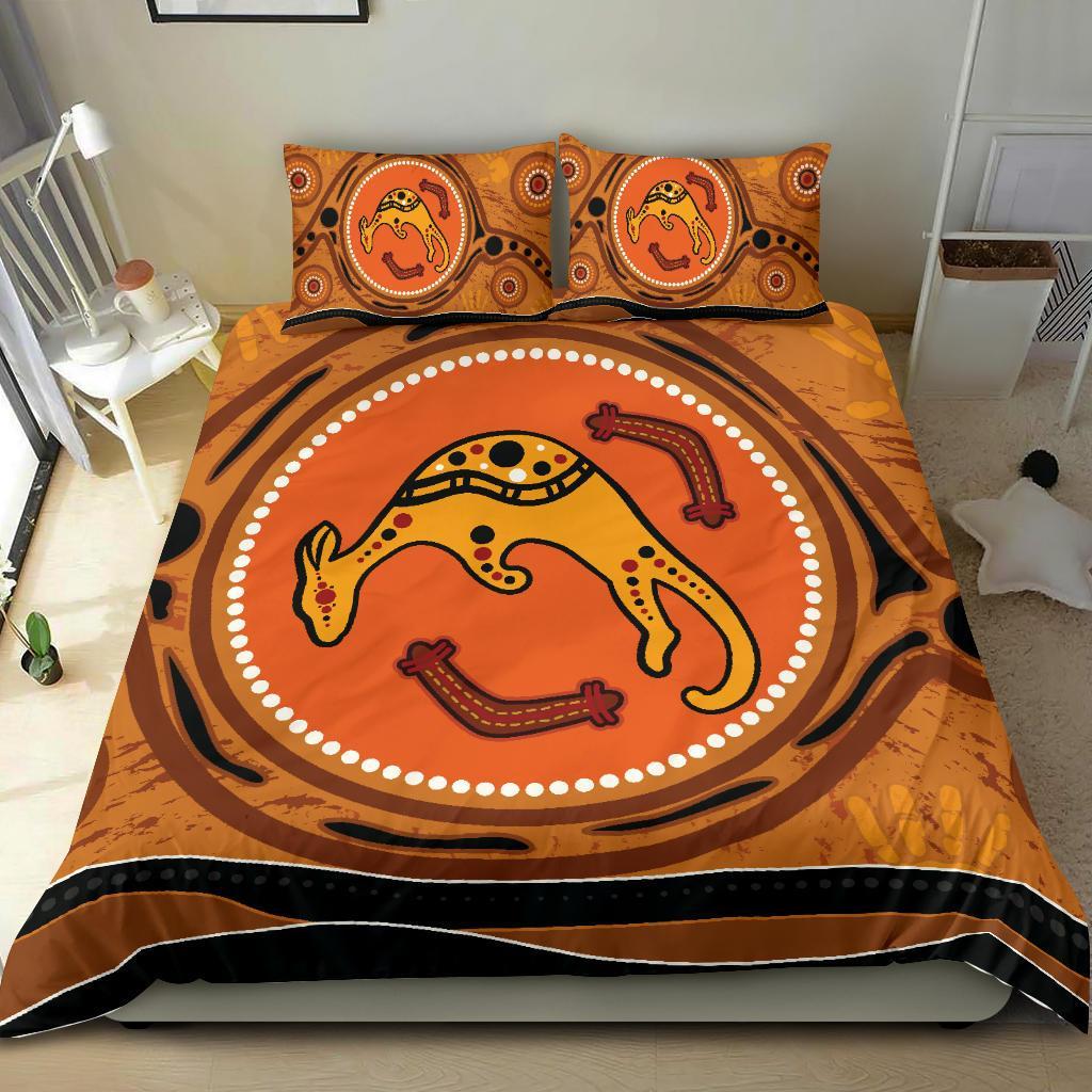 aboriginal-bedding-set-indigenous-kangaroo-circle-dot-painting