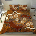 aboriginal-bedding-set-indigenous-brown-lizard-and-white-snake