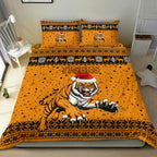 wests-christmas-bedding-set-tigers-unique-vibes-orange