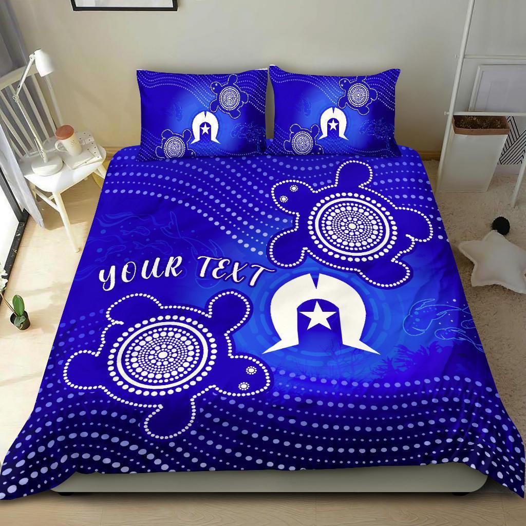 custom-torres-strait-islanders-bedding-set-torres-symbol-with-indigenous-turtle