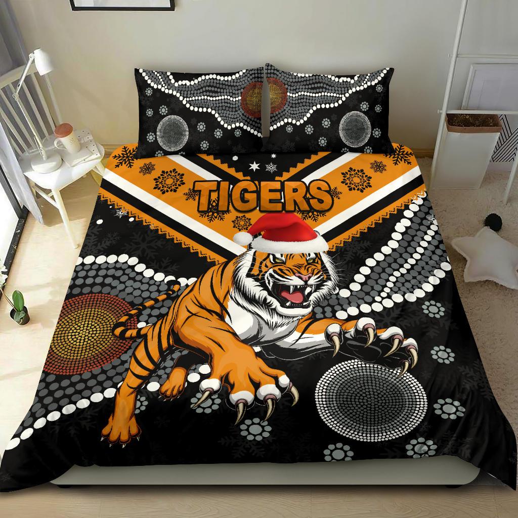 wests-christmas-bedding-set-tigers-indigenous
