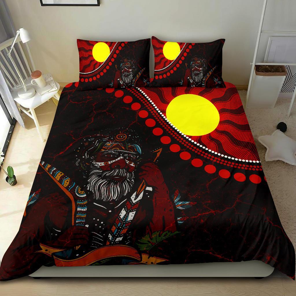 aboriginal-bedding-set-indigenous-people-and-sun