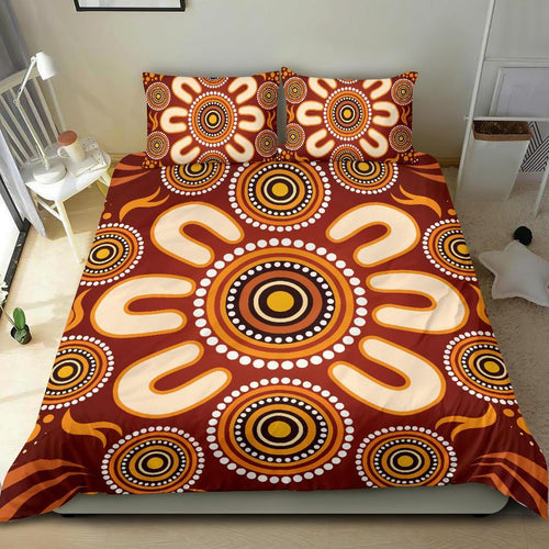 aboriginal-bedding-set-circle-flowers-patterns-ver02