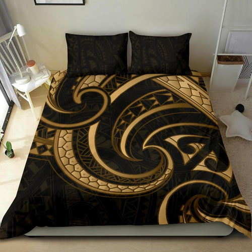 new-zealand-maori-mangopare-bedding-set-polynesian-gold