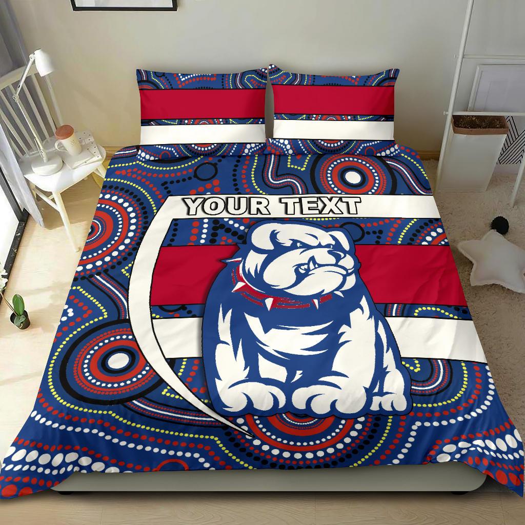 custom-personalised-western-football-bulldogs-bedding-set-redamancy-indigenous-australian