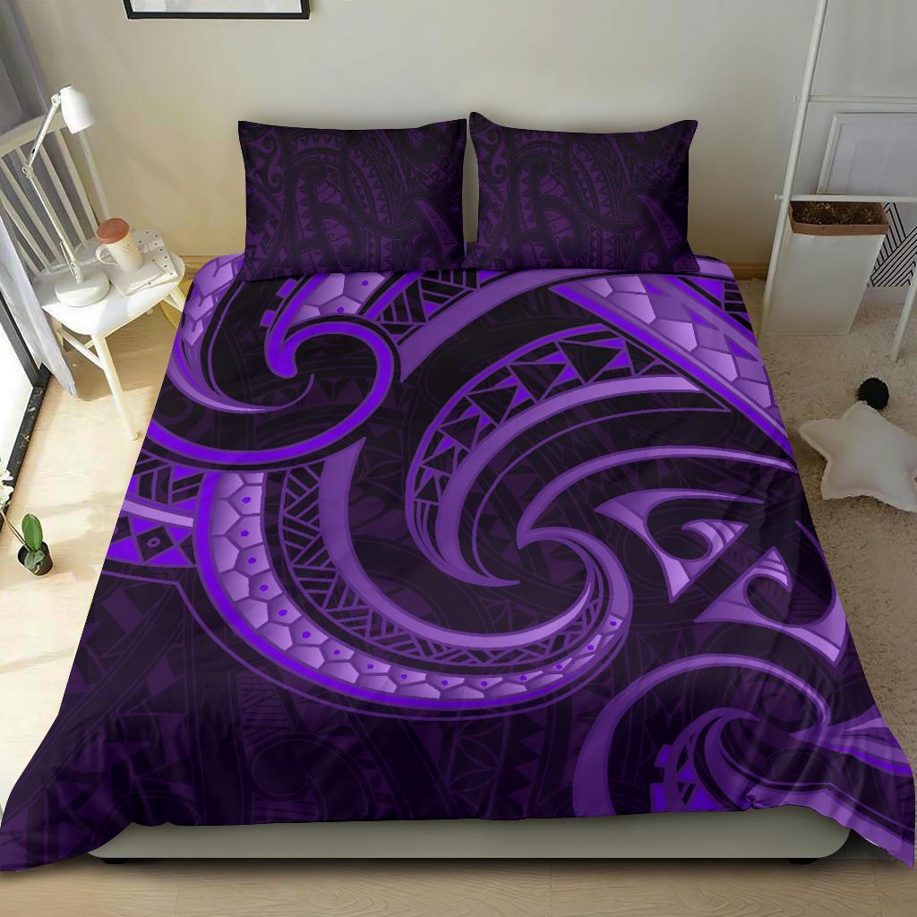 new-zealand-maori-mangopare-bedding-set-polynesian-purple