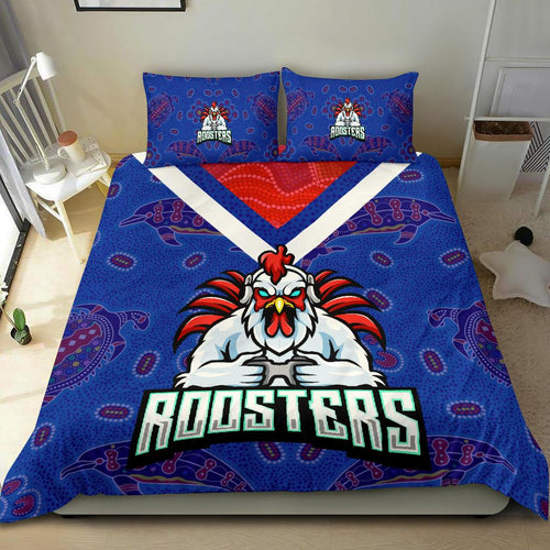 sydney-roosters-indigenous-bedding-set-prairie-style-no-1