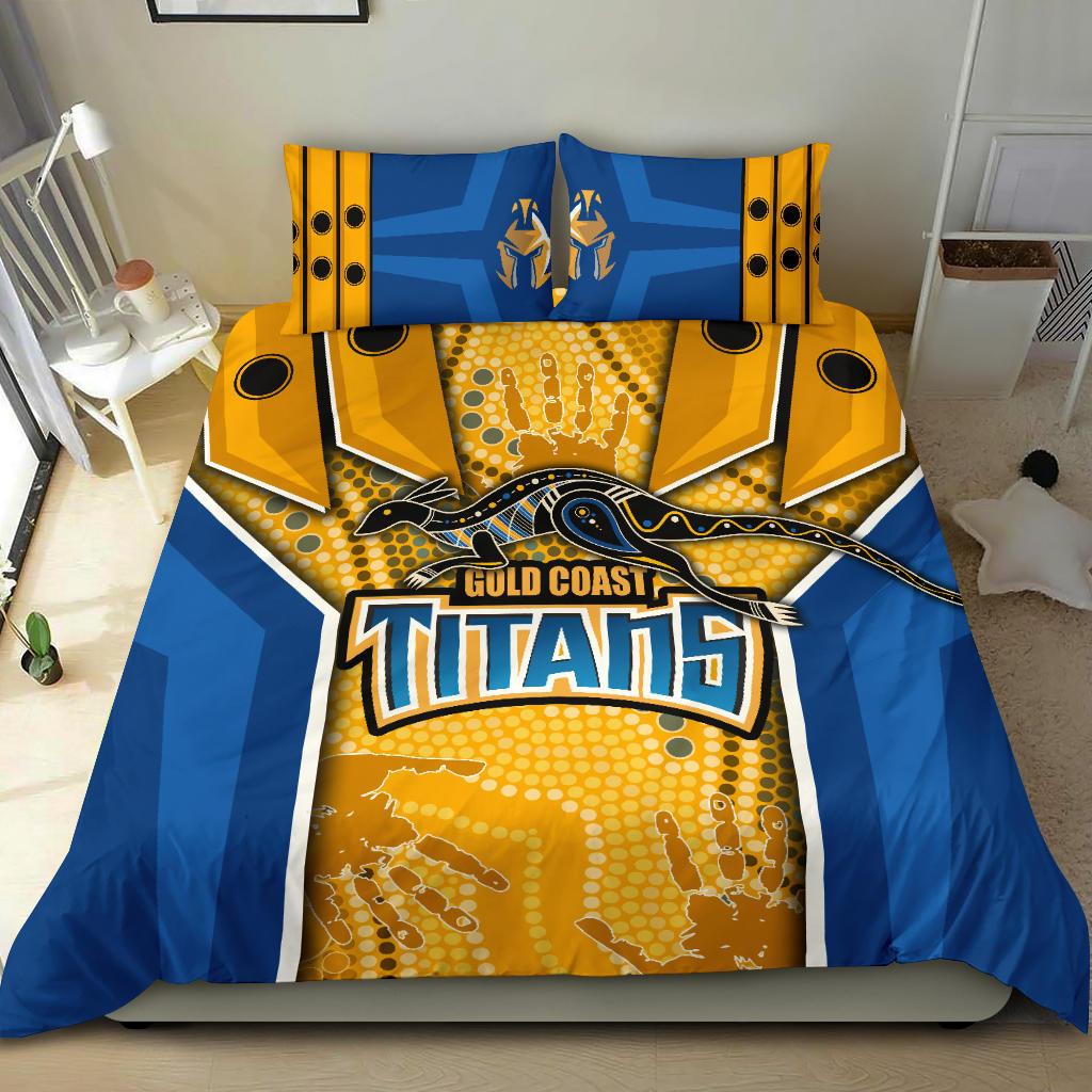 titans-bedding-set-gold-coast-aboriginal-armor-version