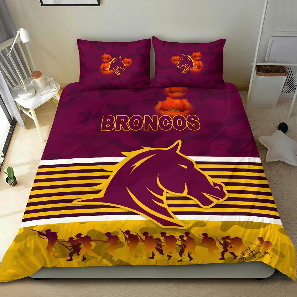 brisbane-broncos-bedding-set-anzac-day-simple-style-maroon