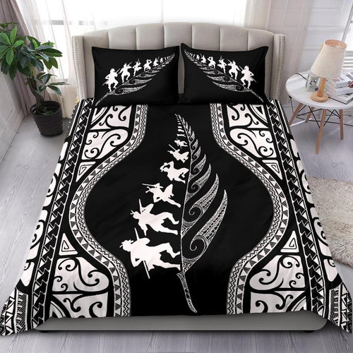 new-zealand-haka-fern-bedding-set-black
