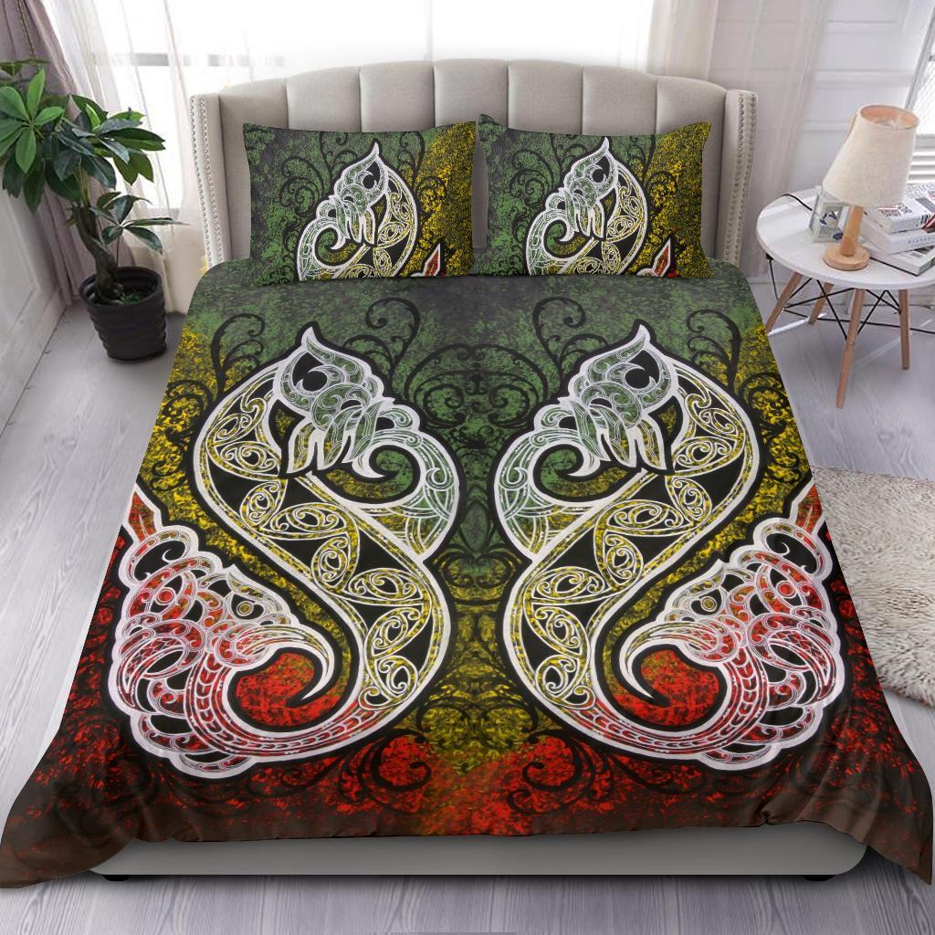 maori-manaia-bedding-set-painting