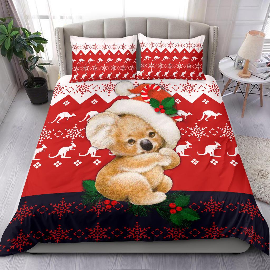 christmas-bedding-sets-koala-bed-kangaroo-symbol-snowflakes-sets