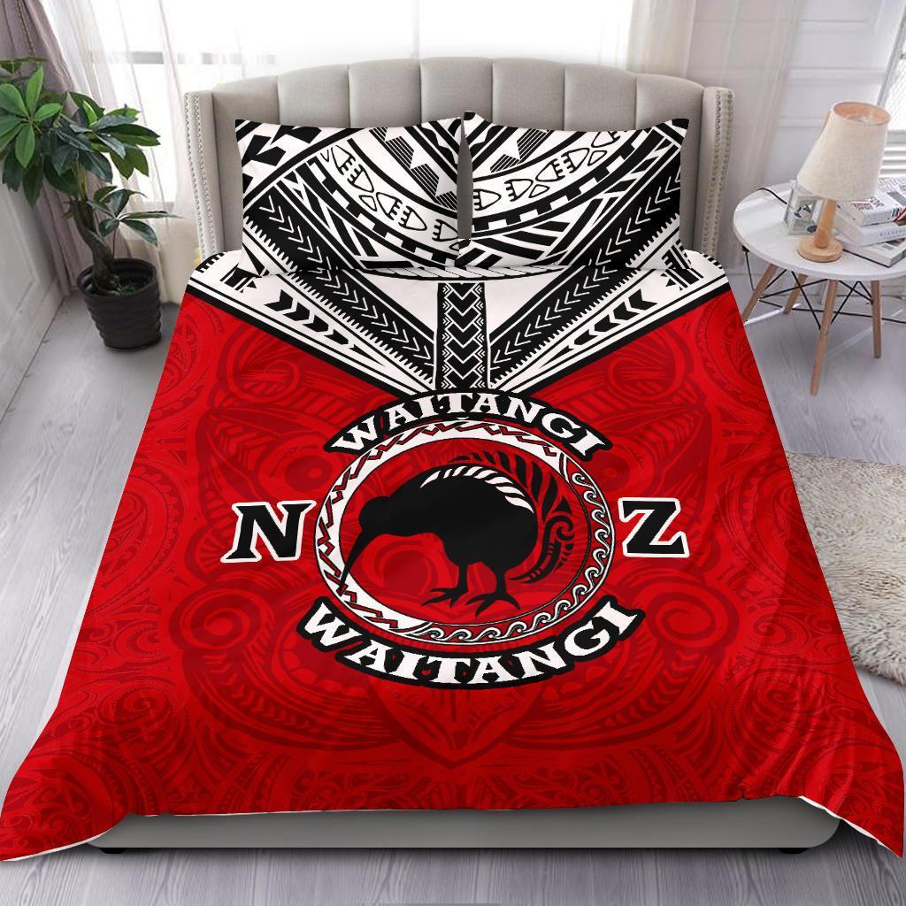 new-zealand-maori-bedding-set-waitangi-day-red