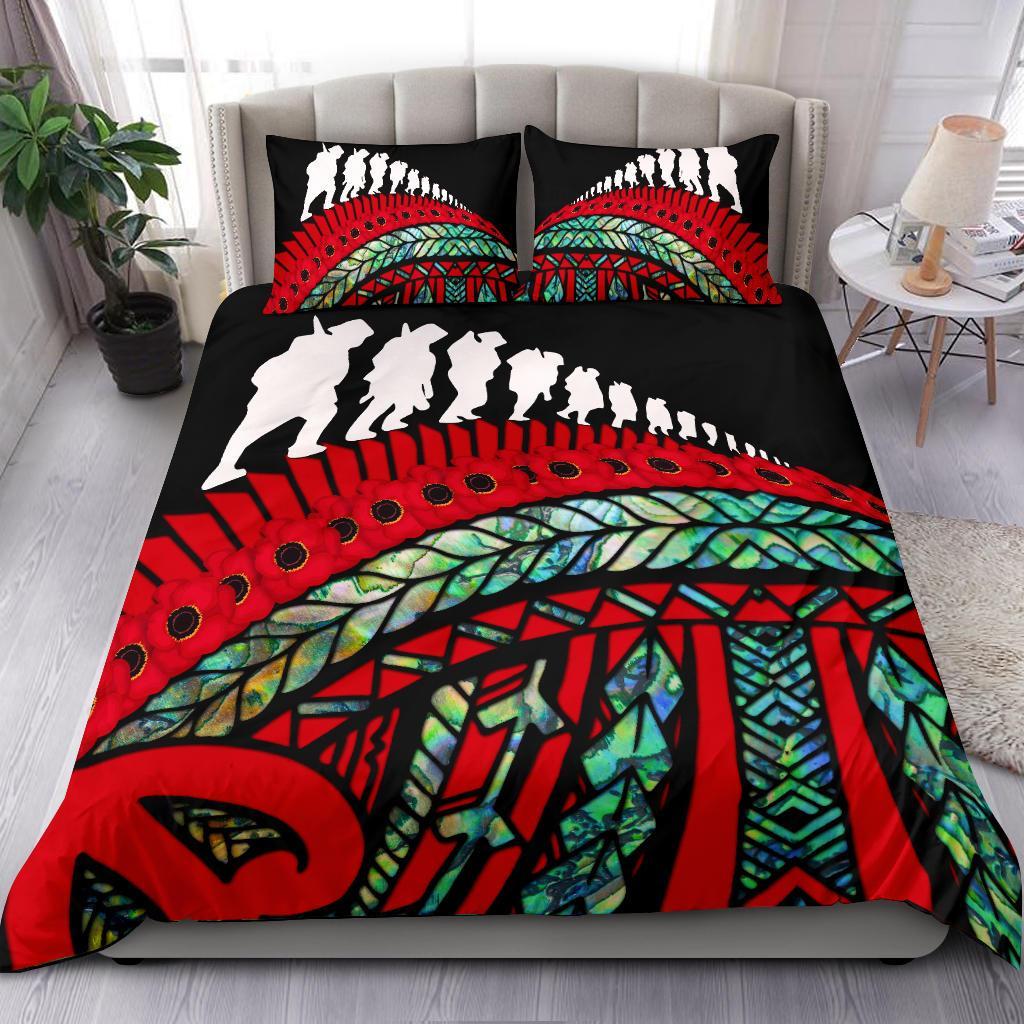 anzac-new-zealand-bedding-set-poppies-lest-we-forget-maori-duvet-cover-soldiers-paua