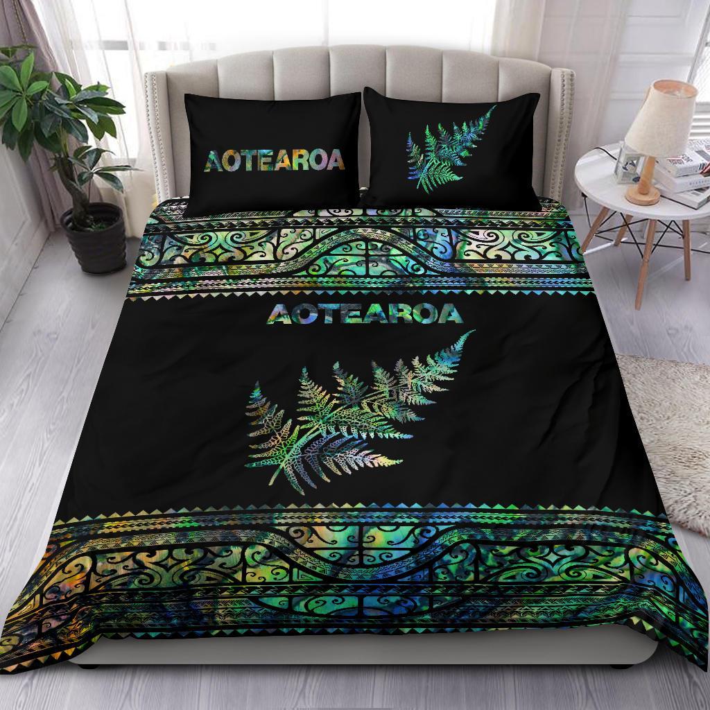 aotearoa-new-zealand-maori-bedding-set-silver-fern-paua-shell