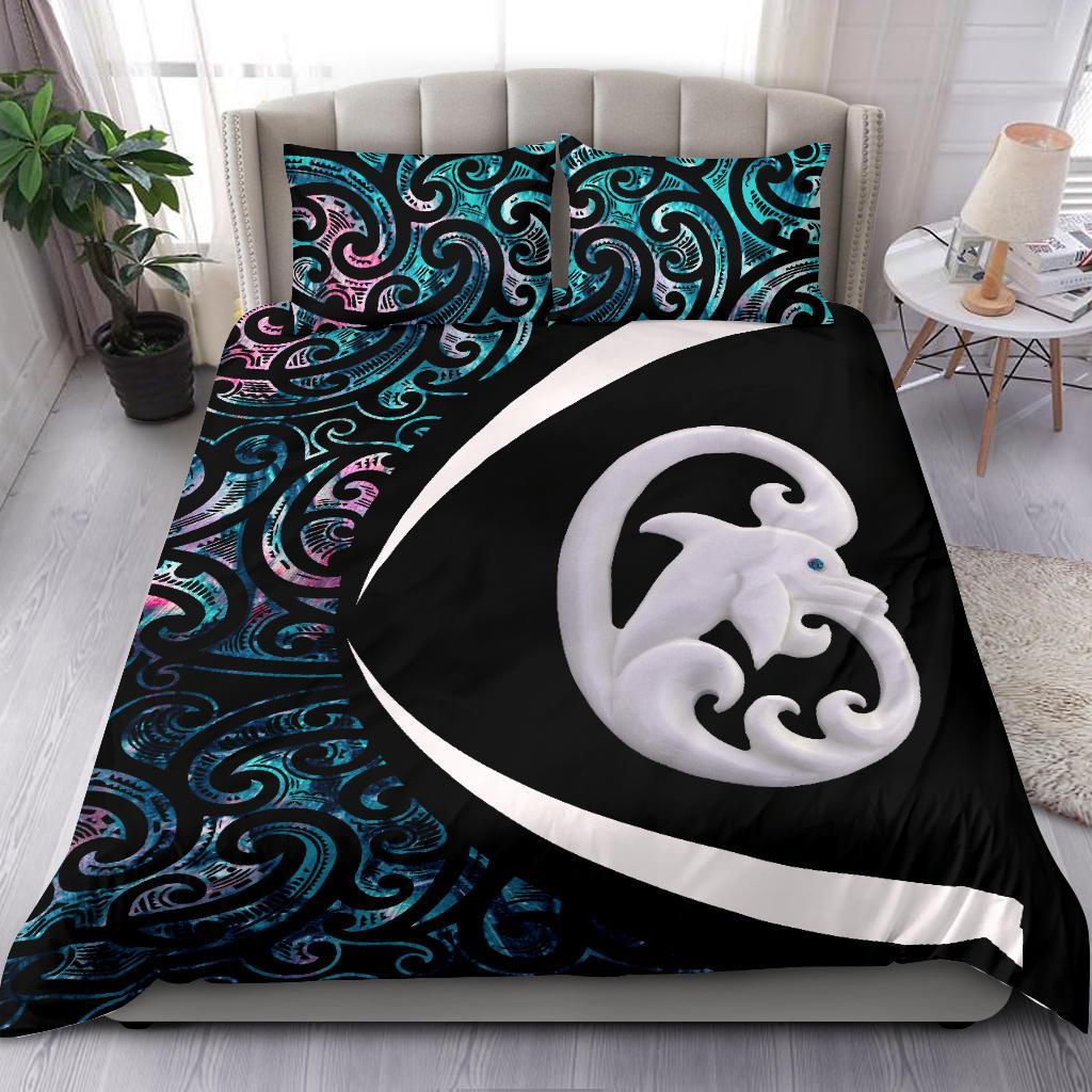aotearoa-maori-dolphin-bedding-set-koru-aihe-paua-shell-duvet-covers