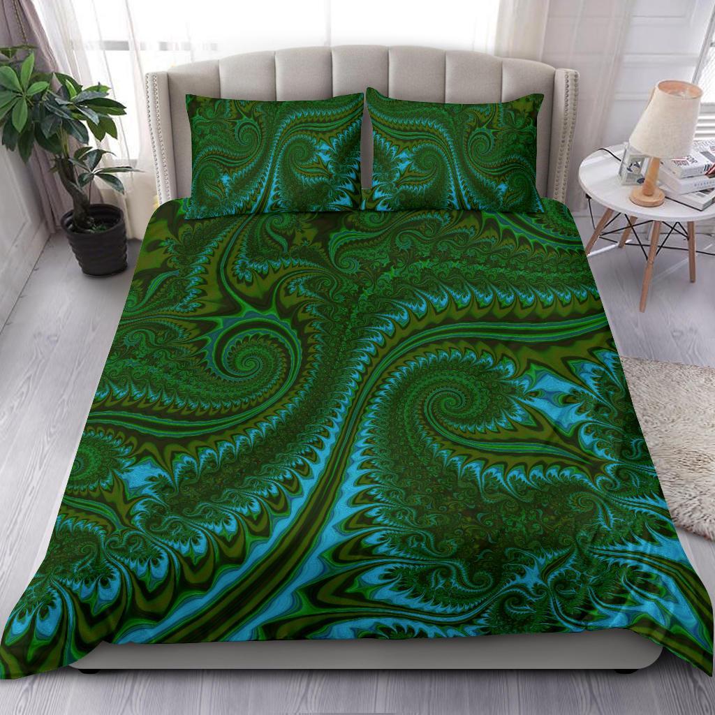 new-zealand-bedding-set-koru-fern-duvet-cover-and-pillow-case-abstract-style-02