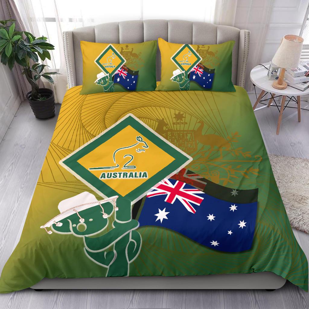 bedding-sets-aus-flag-and-coat-of-arms-bedding-set-kangaroo-and-koala-sign