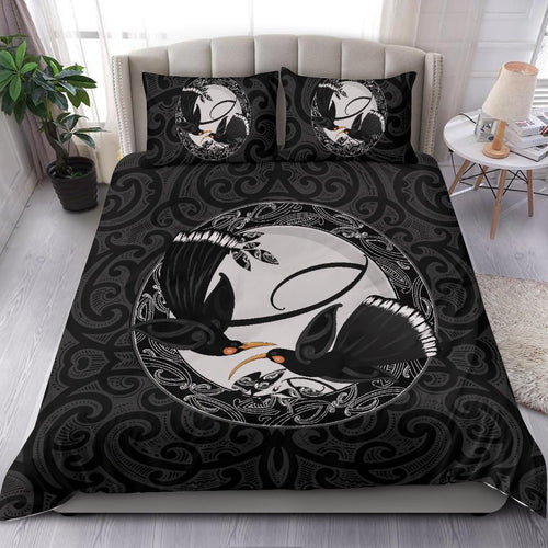 new-zealand-huia-bird-maori-bedding-set