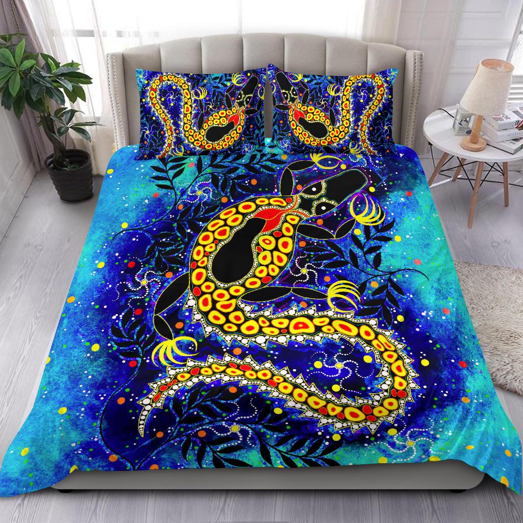aboriginal-bedding-set-indigenous-crocodile