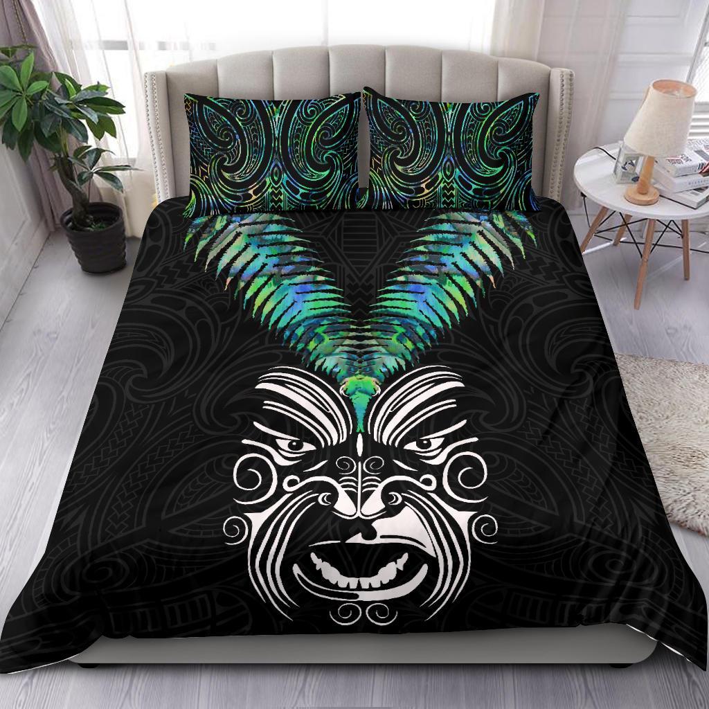 new-zealand-maori-moko-bedding-set-paua-shell