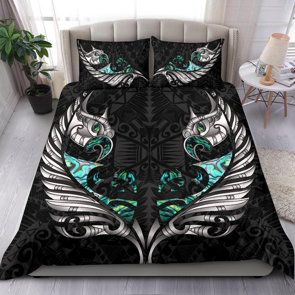new-zealand-bedding-set-manaia-paua-fern-wing-white