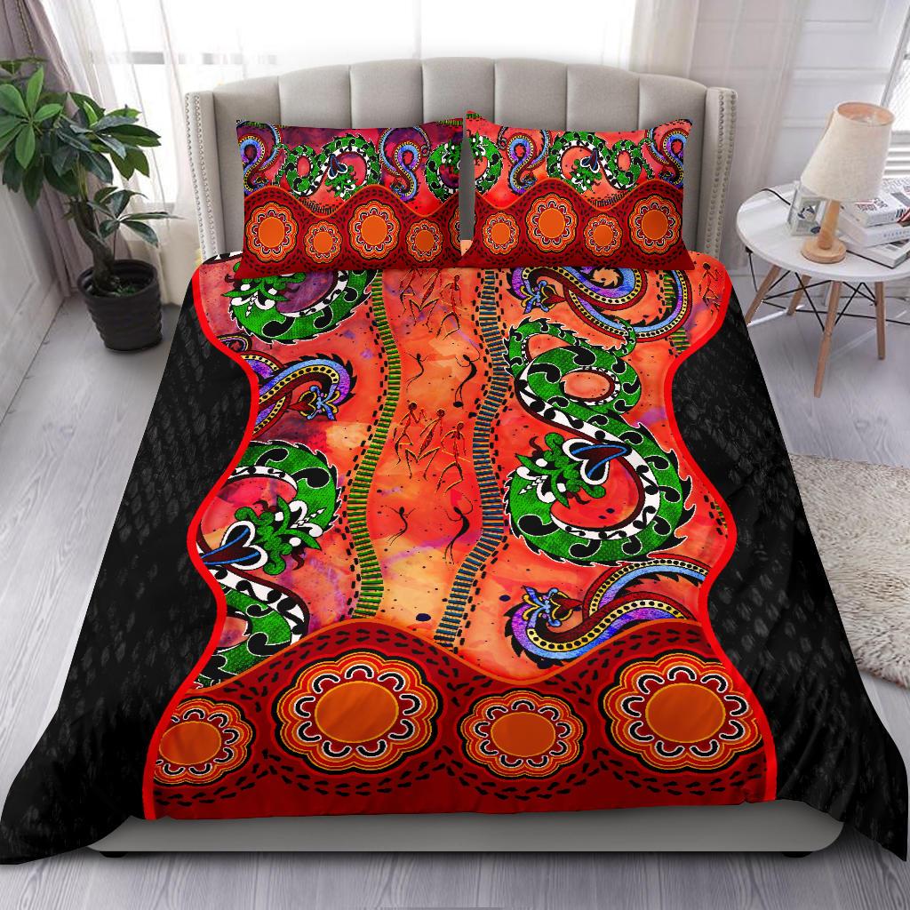 aboriginal-bedding-set-aussie-indigenous-patterns-orange