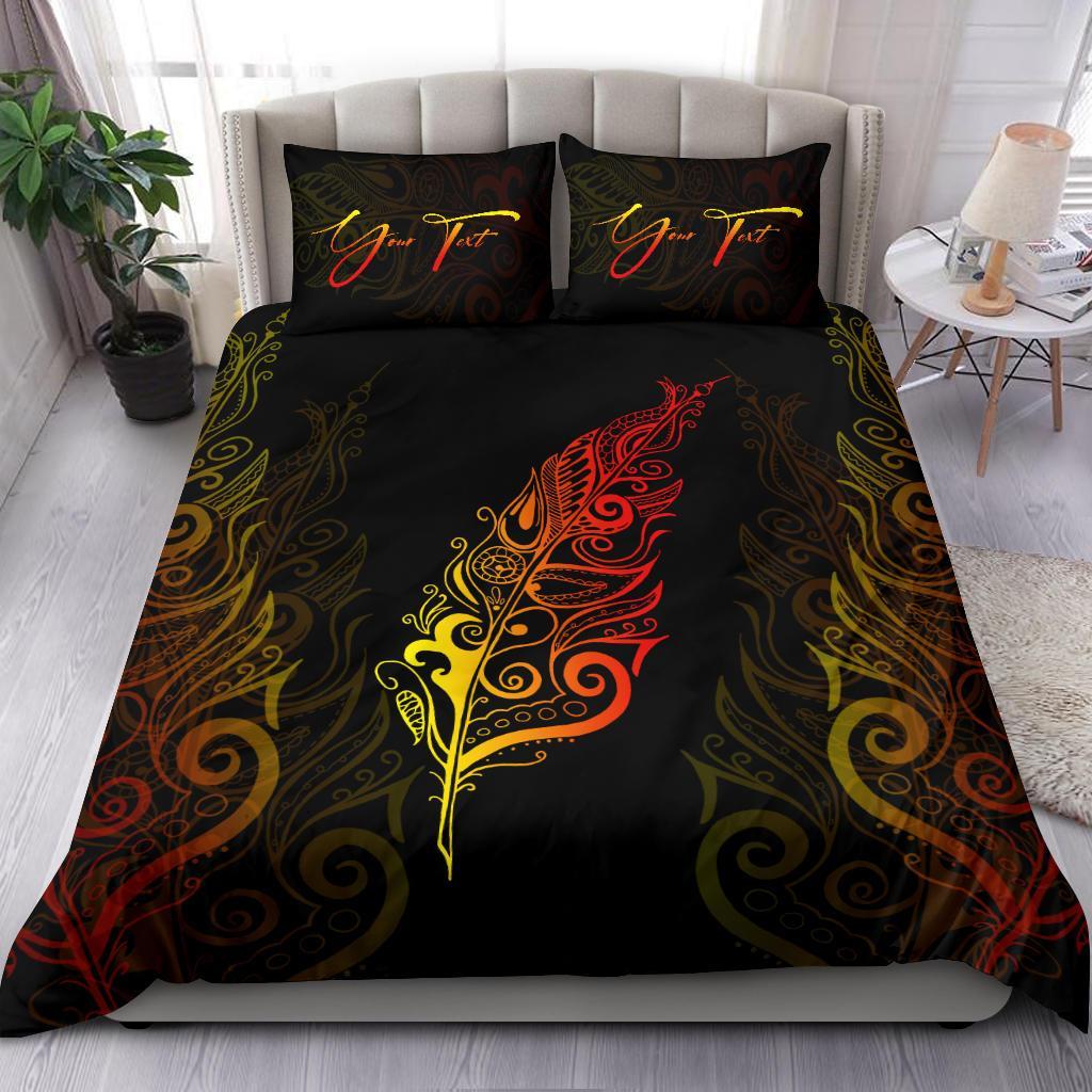 signature-custom-light-silver-fern-bedding-set-sunset-vibe