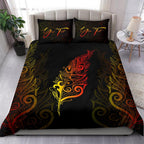 signature-custom-light-silver-fern-bedding-set-sunset-vibe