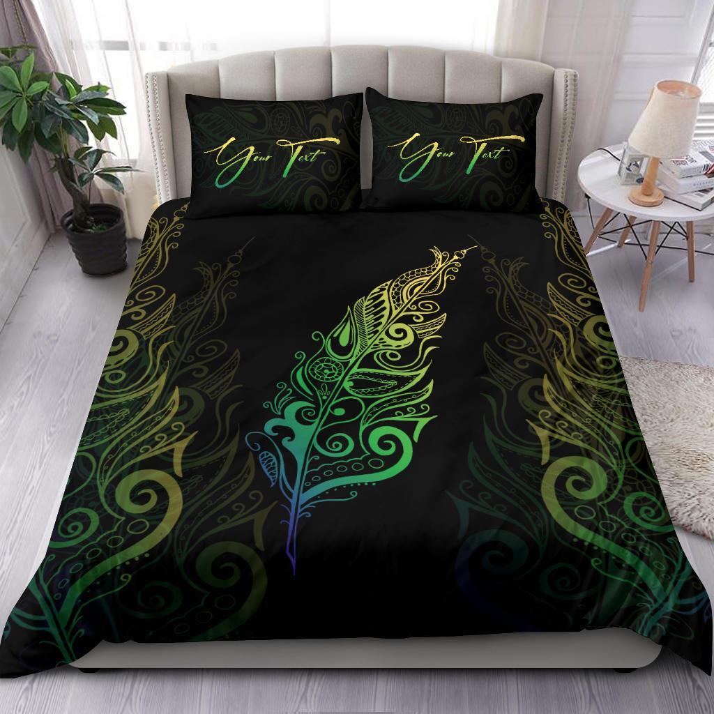 signature-custom-light-silver-fern-bedding-set-green