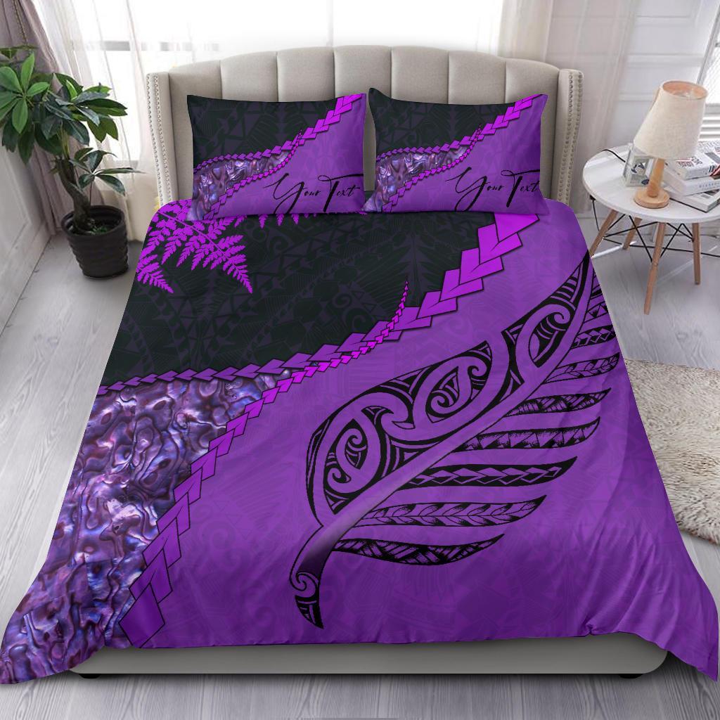 signature-custom-paua-shell-maori-silver-fern-bedding-set-purple