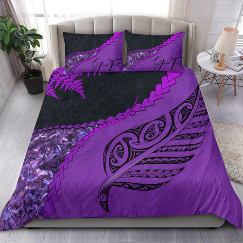 signature-custom-paua-shell-maori-silver-fern-bedding-set-purple