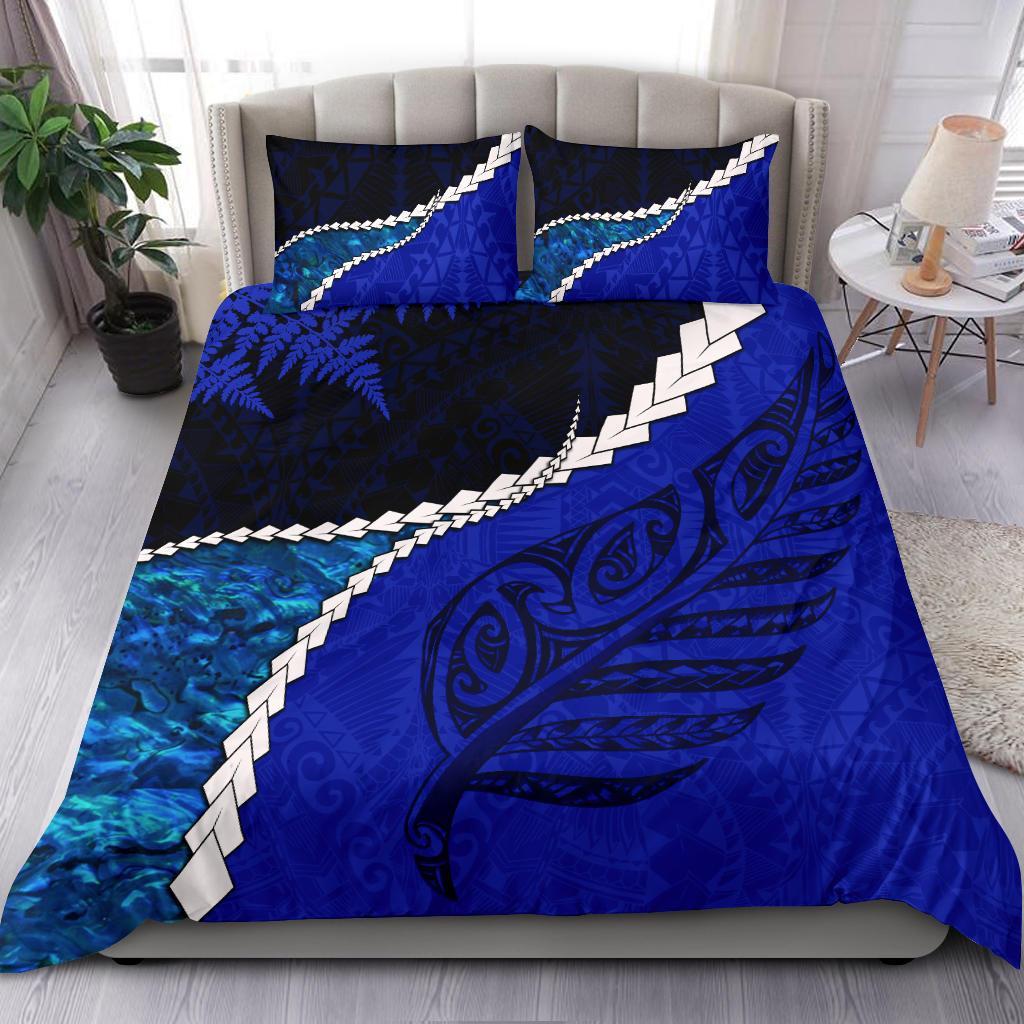 paua-shell-maori-silver-fern-bedding-set-cobalt