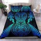 maori-face-fern-new-zealand-bedding-set-blue