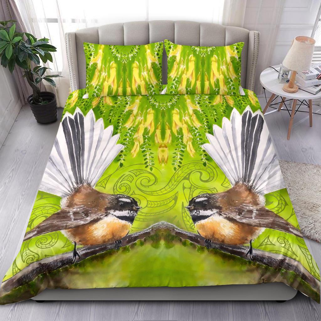 fantail-on-kowhai-bedding-set