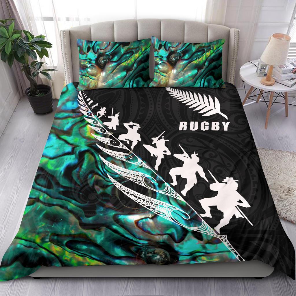 aotearoa-rugby-haka-fern-paua-shell-bedding-set