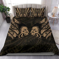 double-lion-maori-tattoo-bedding-set-new-zealand-gold