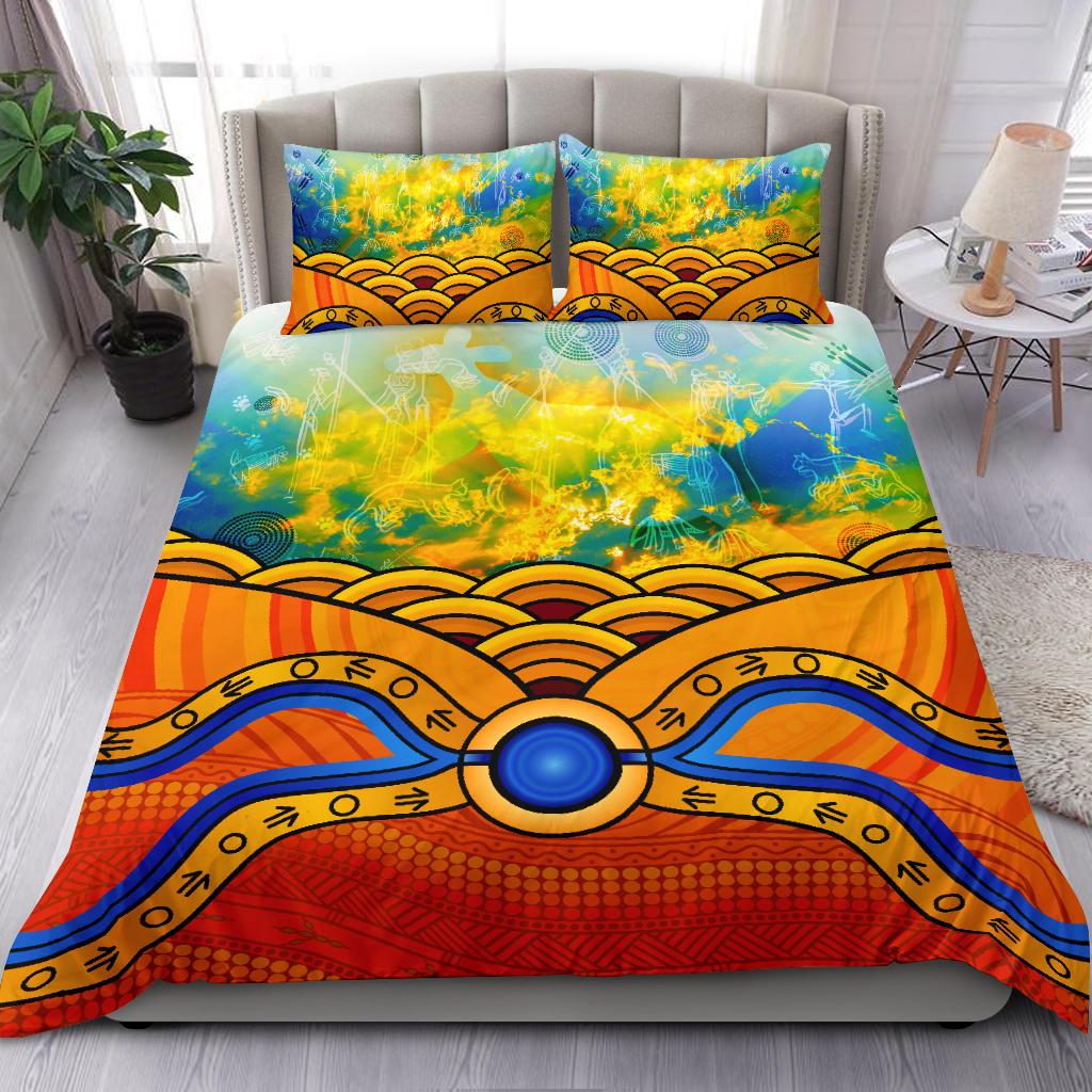 aboriginal-bedding-set-australia-kangaroo-sky