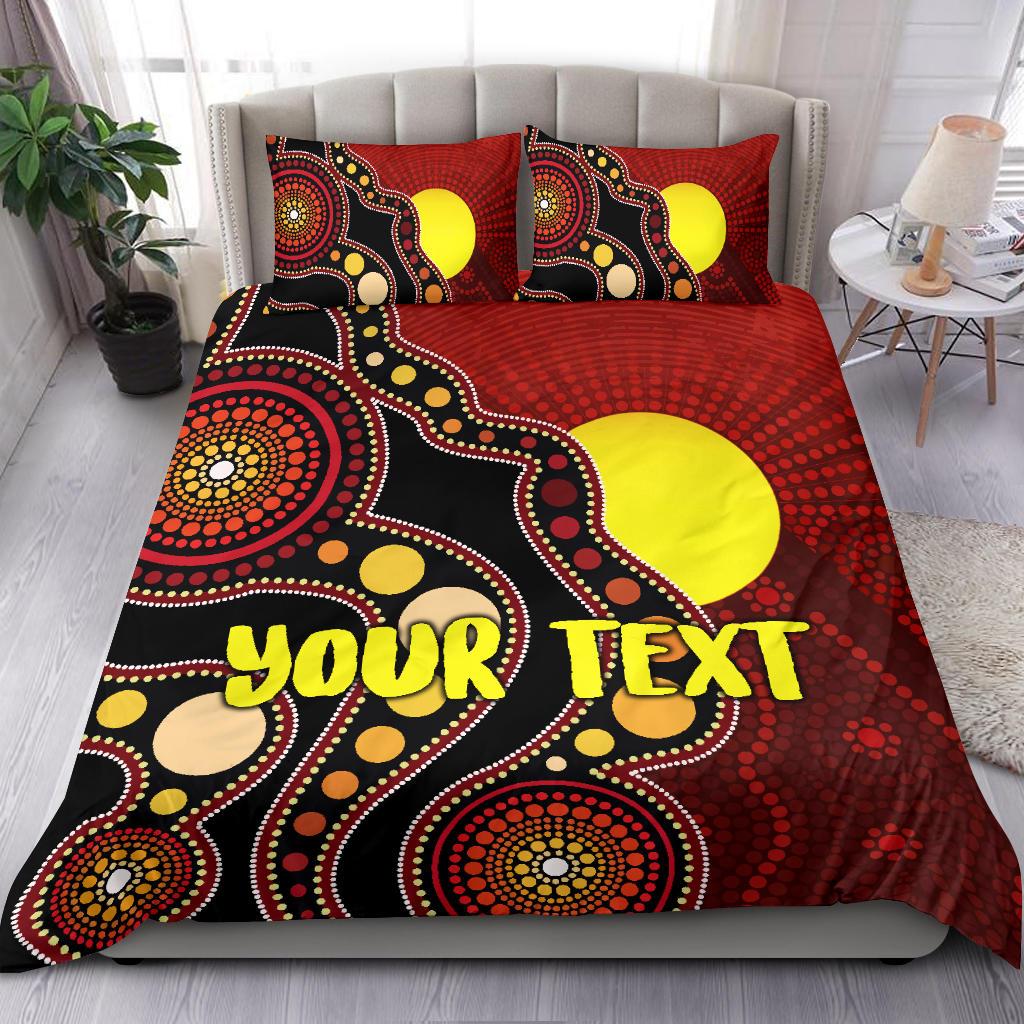 custom-bedding-set-australia-aboriginal-lives-matter-flag-bedding-set