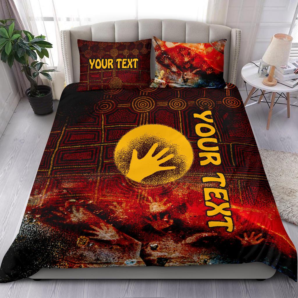 custom-aboriginal-bedding-set-indigenous-flag-hand-art