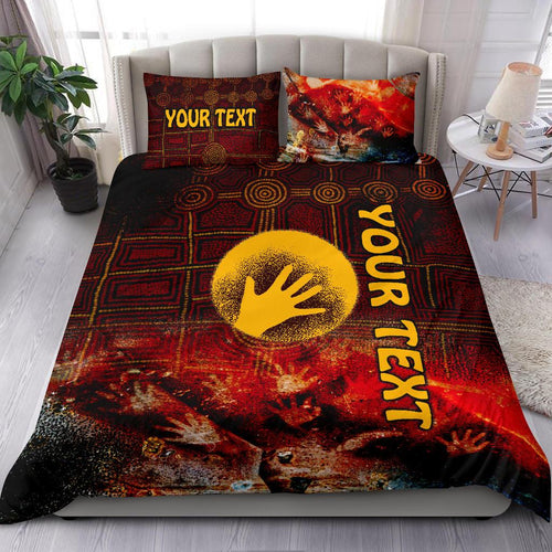 custom-aboriginal-bedding-set-indigenous-flag-hand-art